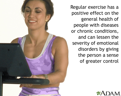 Benefit of regular exercise