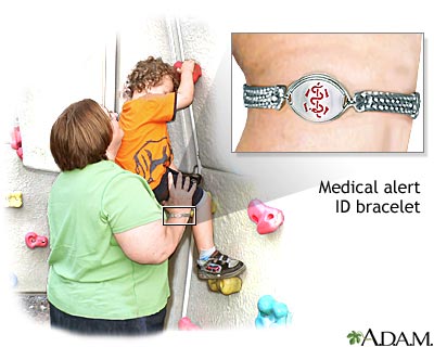 Medical alert bracelet