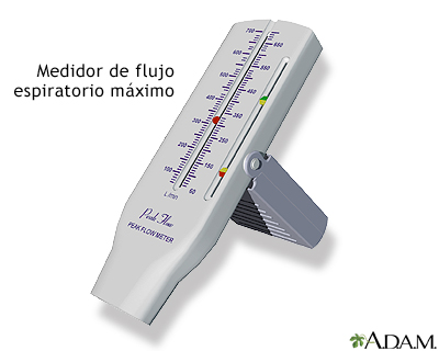 Medidor de flujo espiratorio máximo