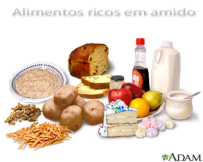 Alimentos ricos em amido