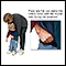 Heimlich maneuver on conscious child